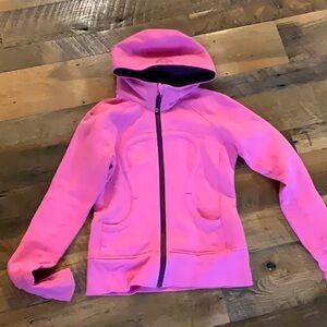 Paris Pink LULULEMON Scuba hoodie